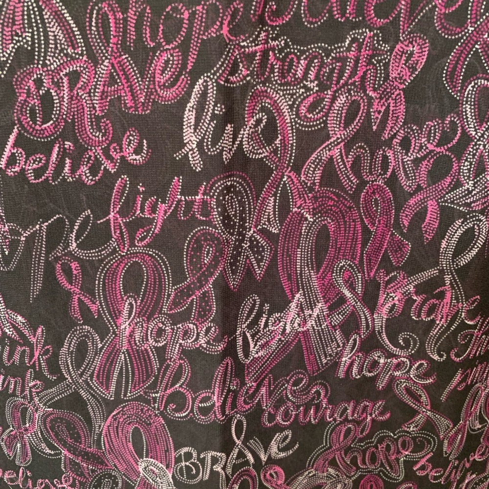 Scarf - beast cancer awareness.